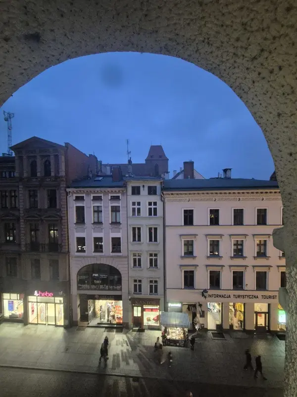 Widok na ulicę Szeroką